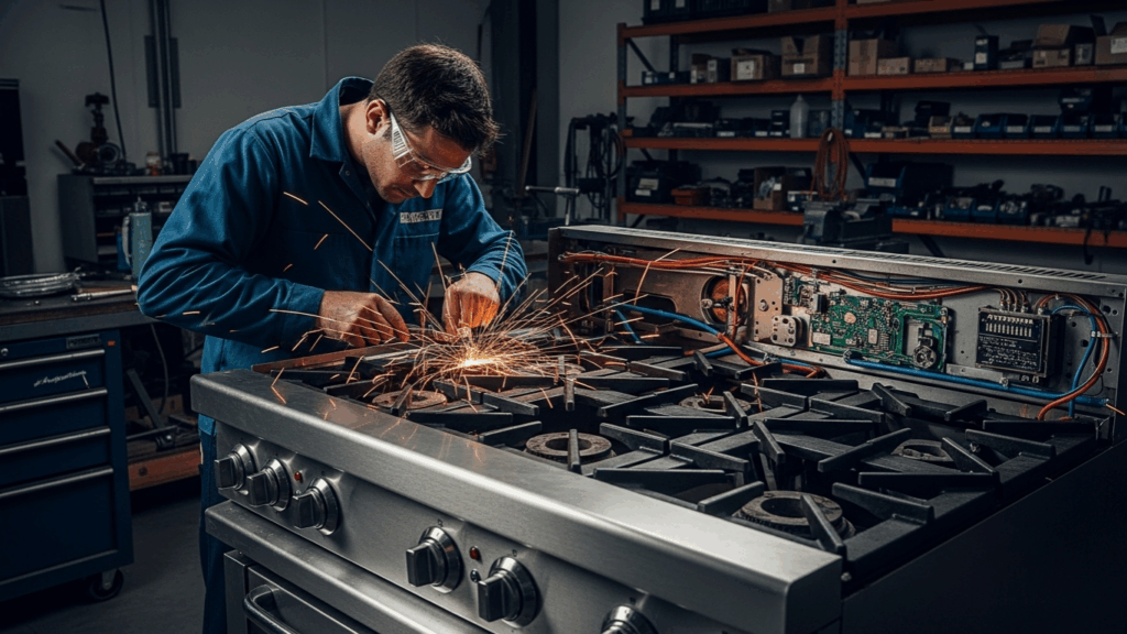 Gas Cooking Range Maintenance and Repair Service