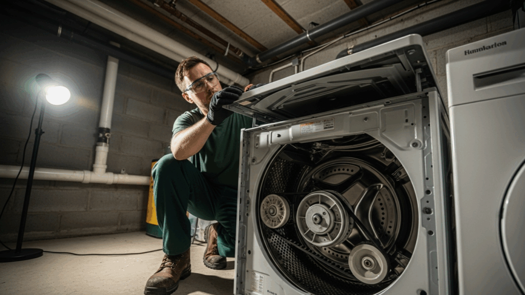 Do you offer warranty after repairing my washer dryer?